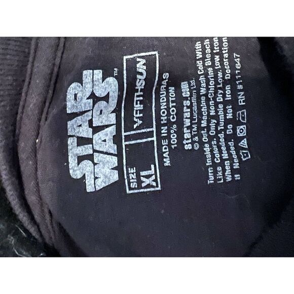 Star Wars The Mandalorian Baby Yoda Short Sleeve T-Shirt Black Men's XL - Picture 8 of 8